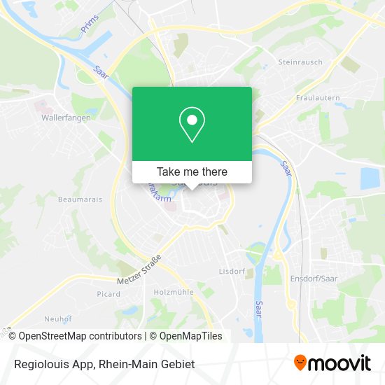 Карта Regiolouis App