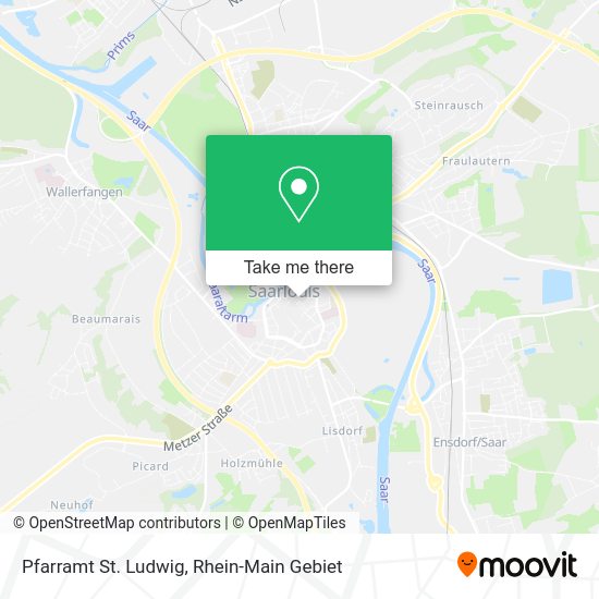 Карта Pfarramt St. Ludwig