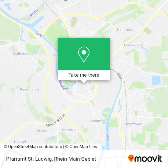 Карта Pfarramt St. Ludwig