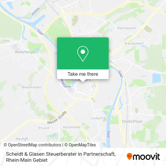 Карта Scheidt & Glasen Steuerberater in Partnerschaft