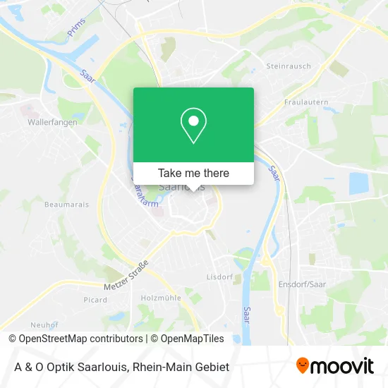 Карта A & O Optik Saarlouis