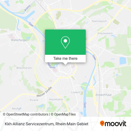 Карта Kkh-Allianz Servicezentrum