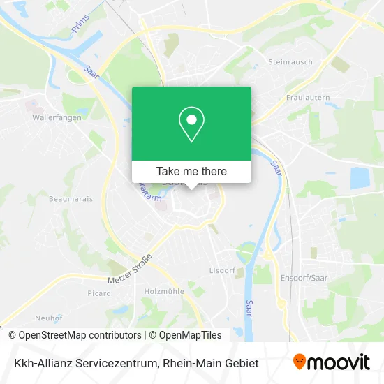 Карта Kkh-Allianz Servicezentrum