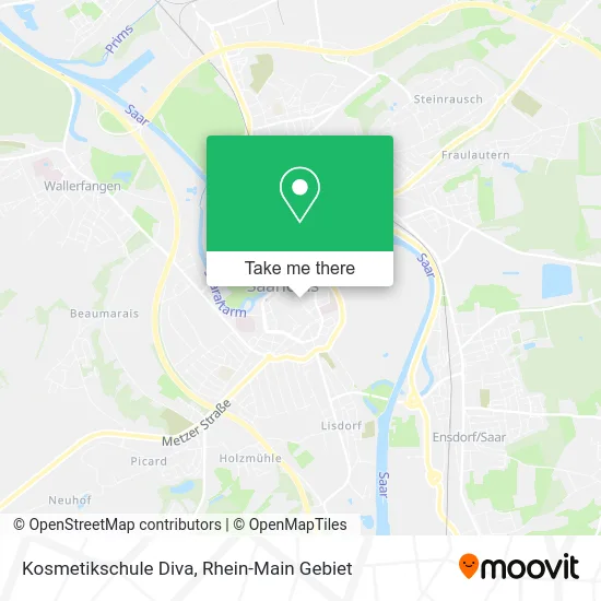 Карта Kosmetikschule Diva