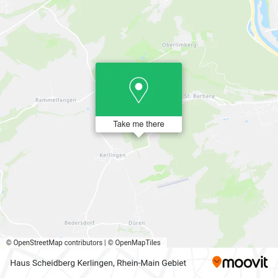 Карта Haus Scheidberg Kerlingen