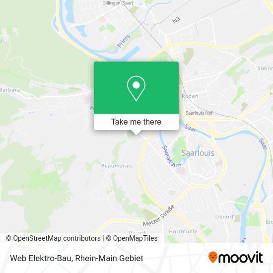 Карта Web Elektro-Bau