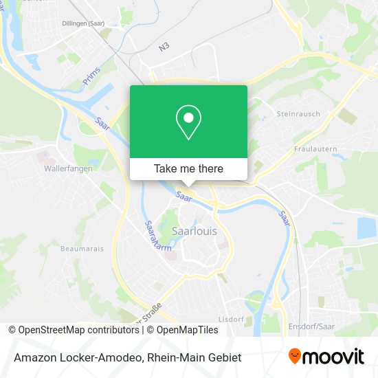 Карта Amazon Locker-Amodeo