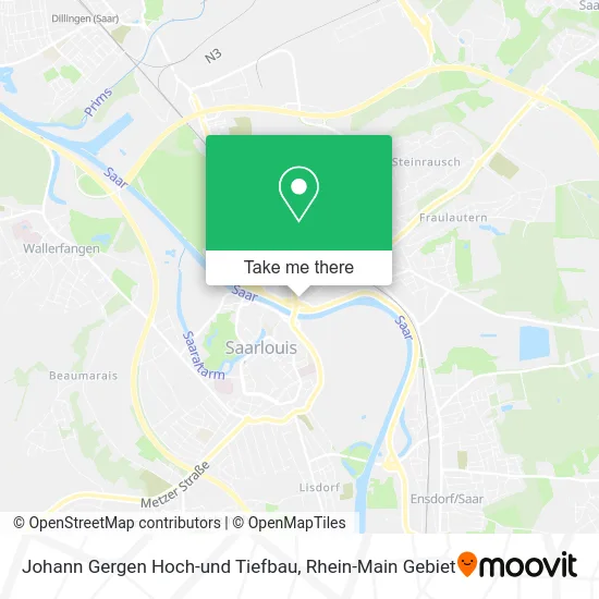 Карта Johann Gergen Hoch-und Tiefbau