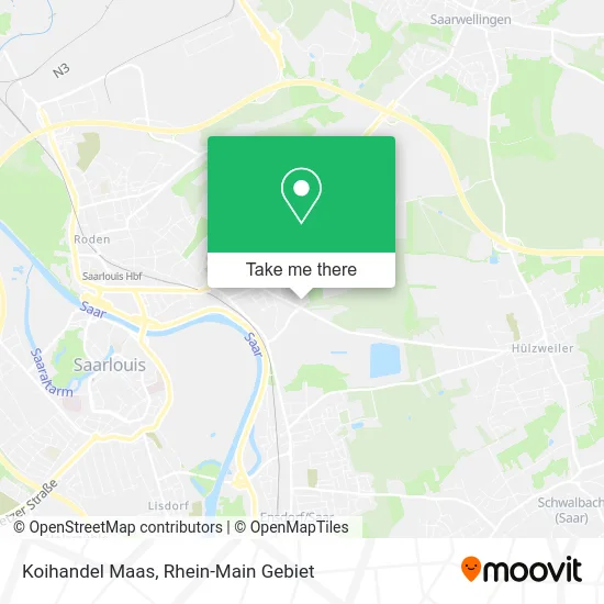 Карта Koihandel Maas