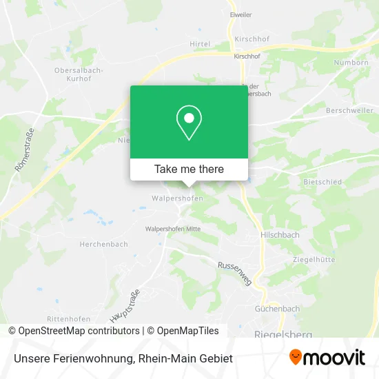 Карта Unsere Ferienwohnung