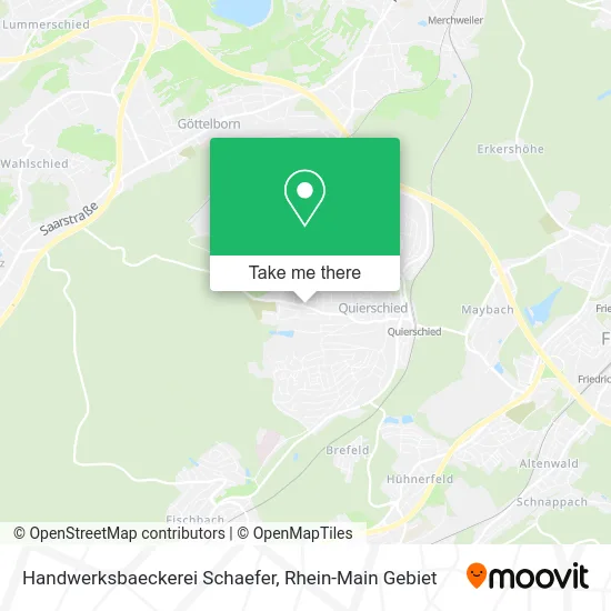 Карта Handwerksbaeckerei Schaefer