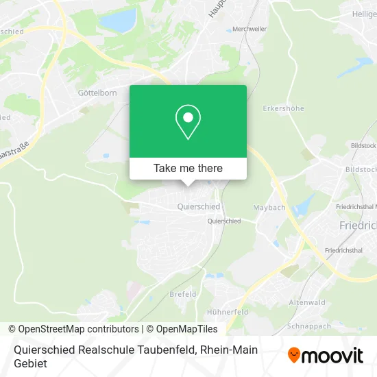 Карта Quierschied Realschule Taubenfeld