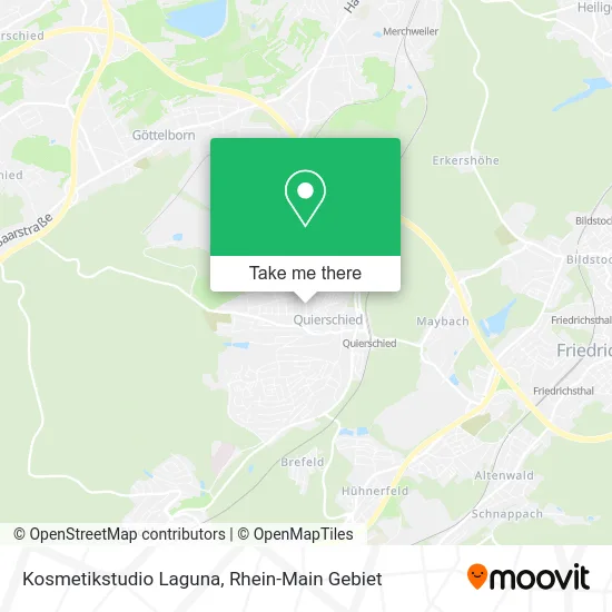 Карта Kosmetikstudio Laguna