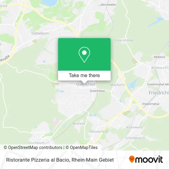 Ristorante Pizzeria al Bacio map