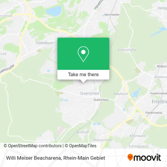 Willi Meiser Beacharena map