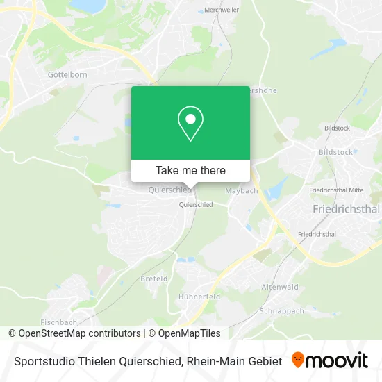 Карта Sportstudio Thielen Quierschied