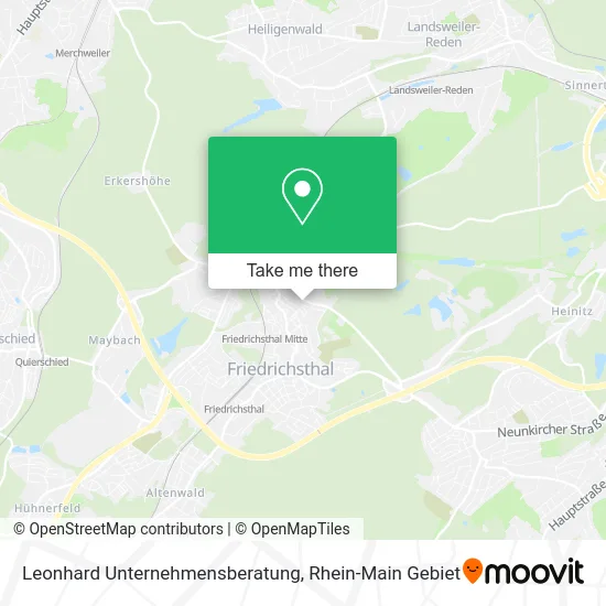 Карта Leonhard Unternehmensberatung