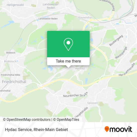 Карта Hydac Service