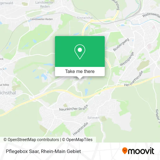 Карта Pflegebox Saar