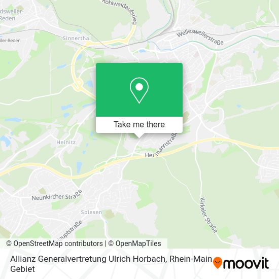 Карта Allianz Generalvertretung Ulrich Horbach