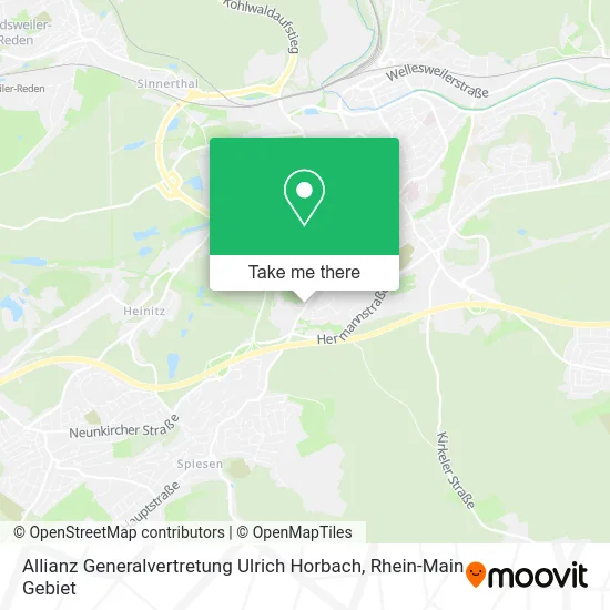Карта Allianz Generalvertretung Ulrich Horbach
