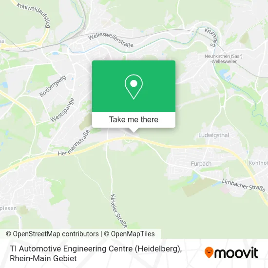 Карта Tl Automotive Engineering Centre (Heidelberg)