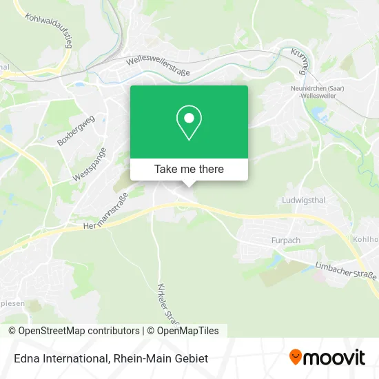 Edna International map
