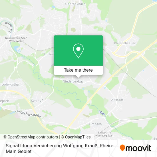 Карта Signal Iduna Versicherung Wolfgang Krauß