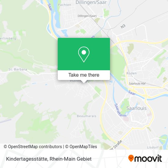 Карта Kindertagesstätte