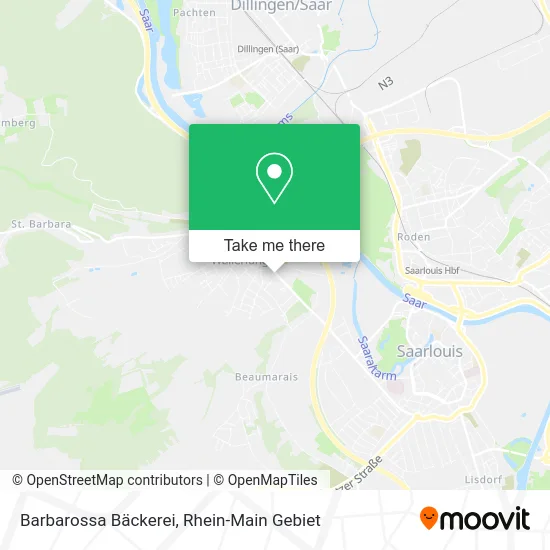 Карта Barbarossa Bäckerei