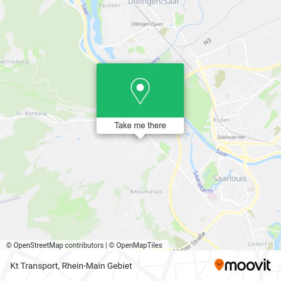 Карта Kt Transport