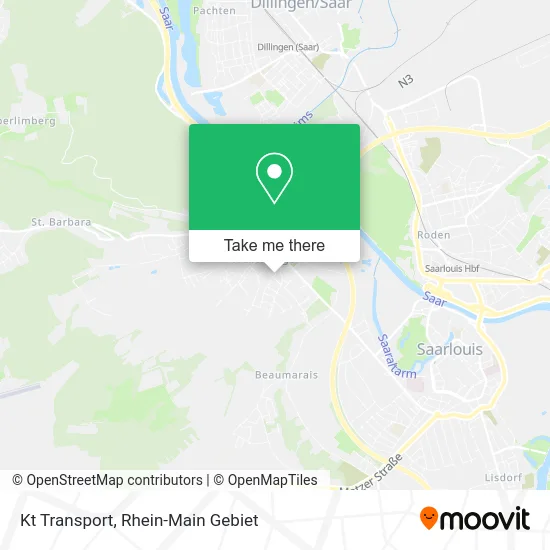 Карта Kt Transport