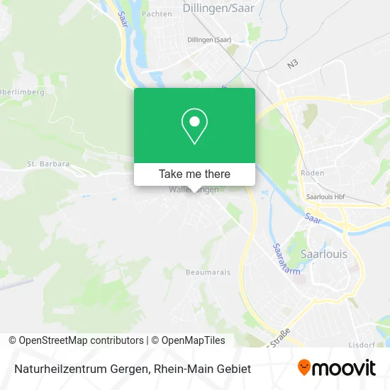Карта Naturheilzentrum Gergen