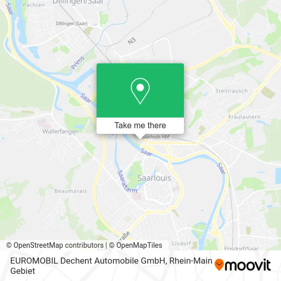 Карта EUROMOBIL Dechent Automobile GmbH
