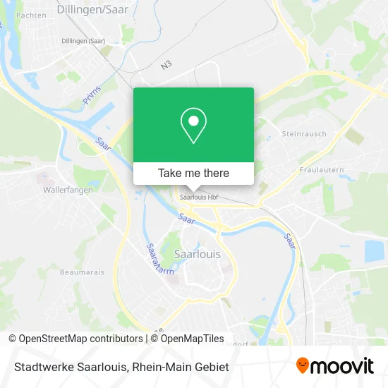 Карта Stadtwerke Saarlouis