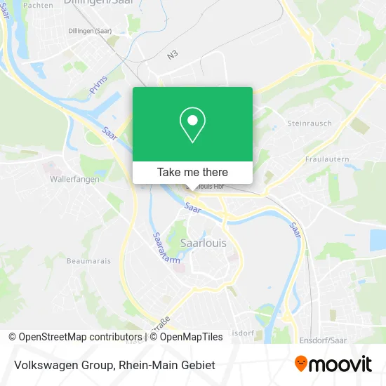 Карта Volkswagen Group