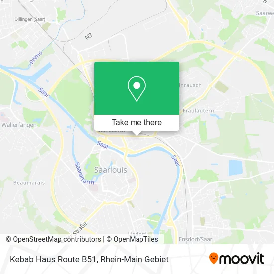 Карта Kebab Haus Route B51