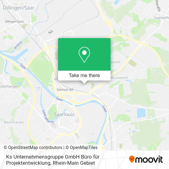 Карта Ks Unternehmensgruppe GmbH Büro für Projektentwicklung