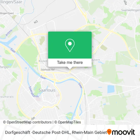 Карта Dorfgeschäft -Deutsche Post-DHL