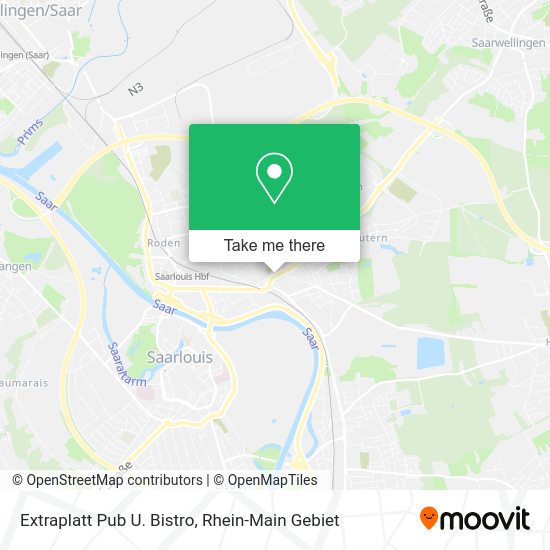 Карта Extraplatt Pub U. Bistro