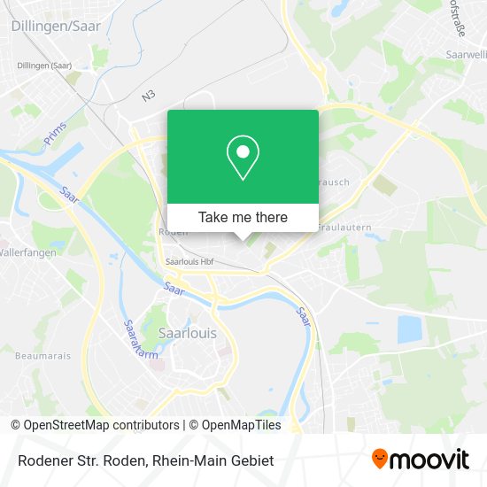 Карта Rodener Str. Roden