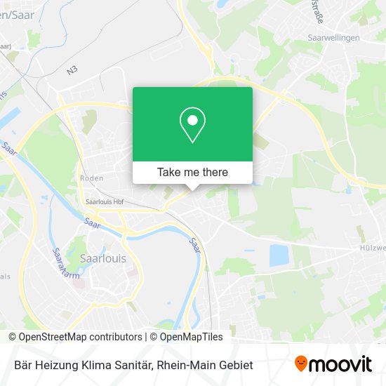 Карта Bär Heizung Klima Sanitär