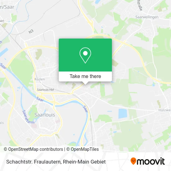 Карта Schachtstr. Fraulautern