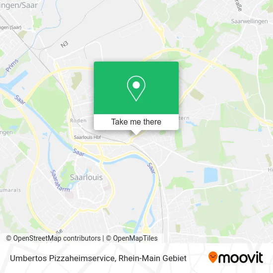 Карта Umbertos Pizzaheimservice