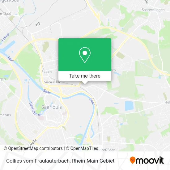 Карта Collies vom Fraulauterbach