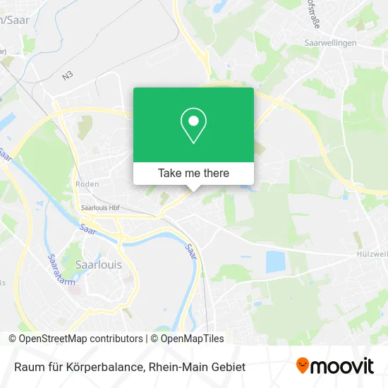 Карта Raum für Körperbalance