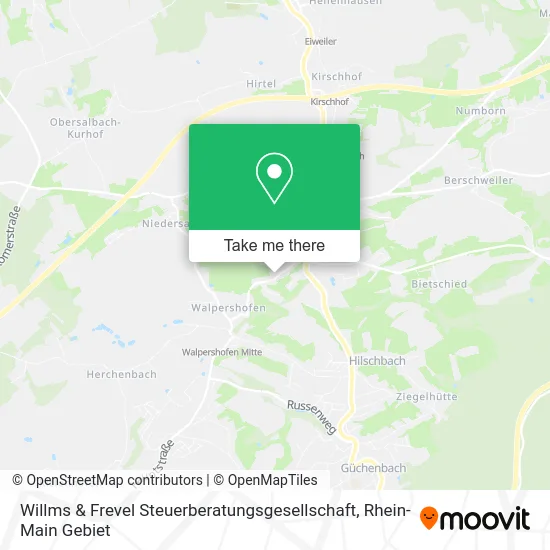 Карта Willms & Frevel Steuerberatungsgesellschaft