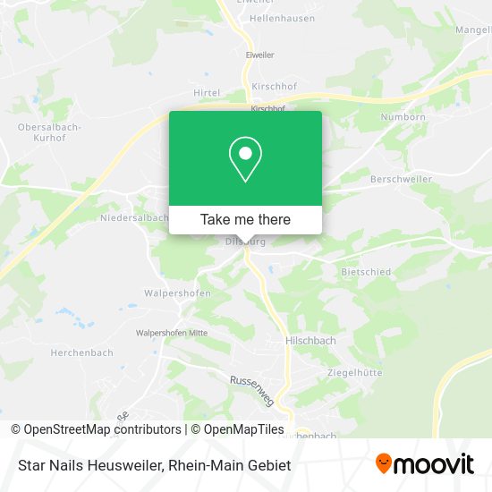 Карта Star Nails Heusweiler