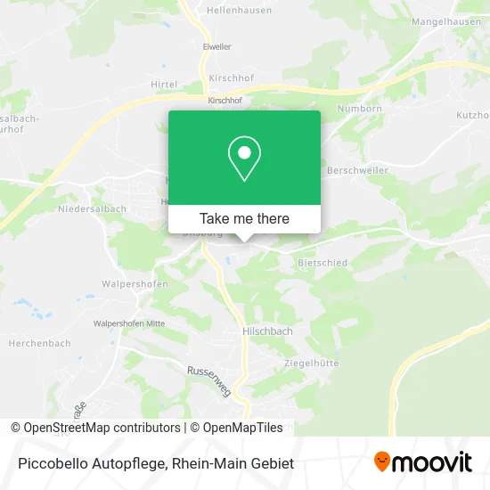 Карта Piccobello Autopflege