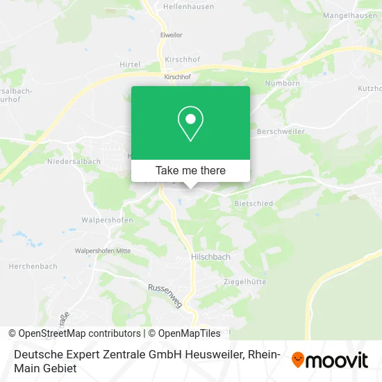 Карта Deutsche Expert Zentrale GmbH Heusweiler